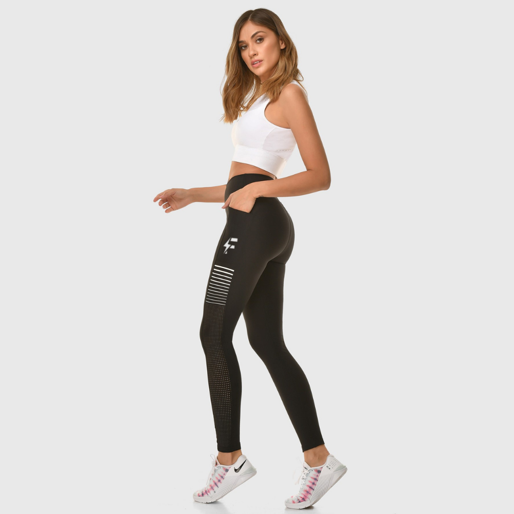 Faz Fit Laser Cut Training Mesh Leggings