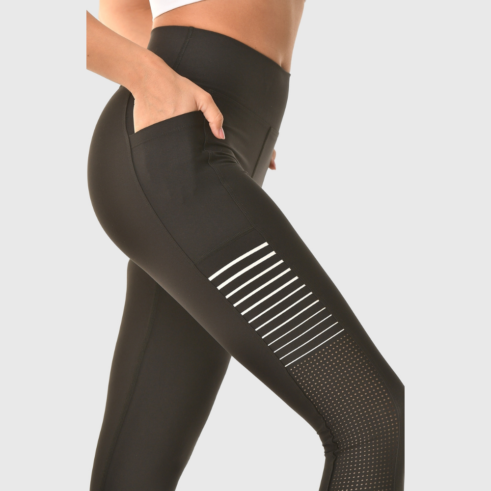 Faz Fit Laser Cut Training Mesh Leggings